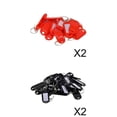 thumbnail image 1 of 200Pcs Plastic Key Tags Id Card Name Label Car Tags w/ Split Rings Red Black Sunnimix none, 1 of 8