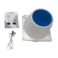 thumbnail image 3 of Lámpara De Mesa LED, Altura De Control Táctil Altura De Escritorio Ajustable Con Pantalla De Lámpara Plisada Blanca Para La Cama Del Dormitorio, 8 Colores 2 Modos Dinámicos,, 3 of 7