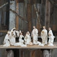 thumbnail image 5 of Nativity Set Christmas Indoor 8 inch 11 Pcs Scene Statue Figurines Jesus Manger Crib Gift Catholic Religious Decor, 5 of 6
