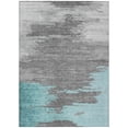 thumbnail image 2 of Addison Rugs Chantille Indoor/Outdoor Transitional Abstract Teal Machine Washable Rectangle Rug, 8' x 10', 2 of 8