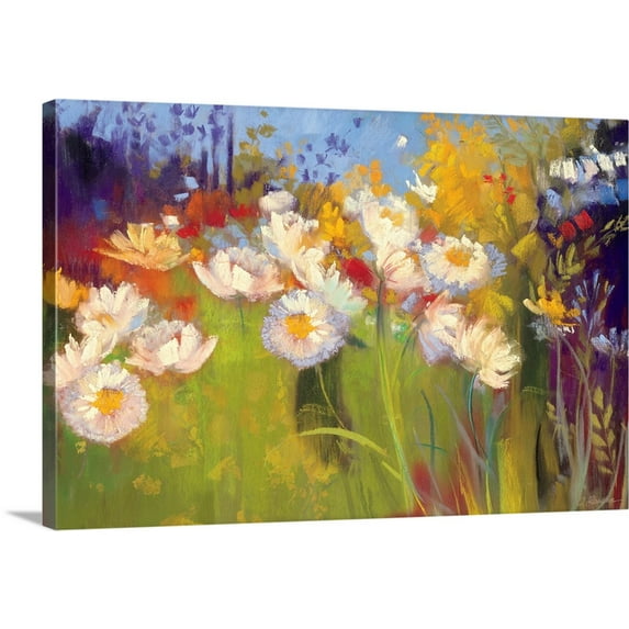Great BIG Canvas | "Contemporary Meadow" Canvas Wall Art - 24x16