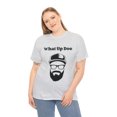 thumbnail image 4 of What Up Doe Slang Greeting Funny Quote Unisex T-Shirt Bearded Man Graphic, 4 of 11