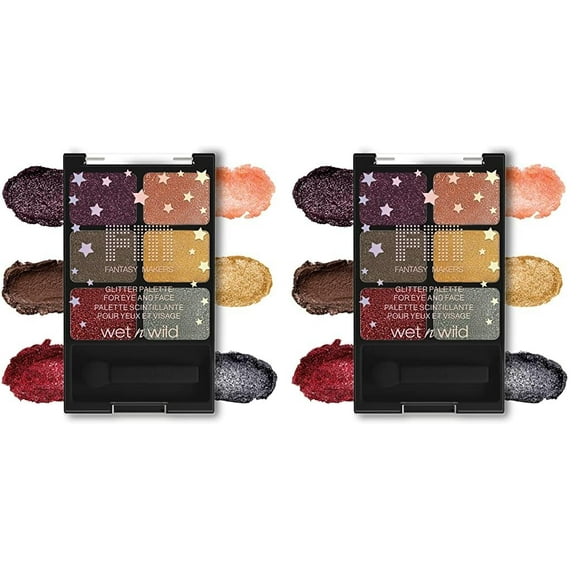 La paleta de sombras de ojos con purpurina enloqueció Fantasy Makers Horrorsc