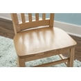thumbnail image 3 of Linon Virden Farmhouse Style Slat Back Children's Chair, Set of 2, Natural Finish, 3 of 12