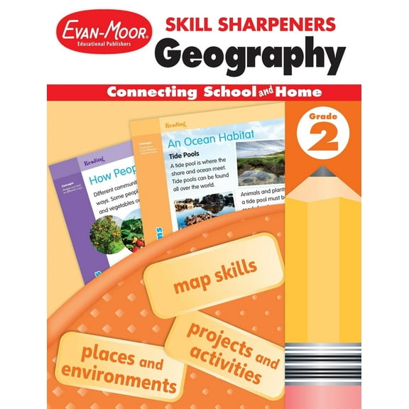 Pre-Owned Skill Sharpeners: Geography, Grade 2 Workbook (Paperback) 1629384690 9781629384696