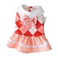 thumbnail image 5 of Dream Lifestyle Pet Dress Bow-Knot Ornament Wear Resistant Cloth College Style Bow Design Cat Dress Photography Prop Birthday Gift, 5 of 8