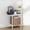 White, variant on Furinno Turn-N-Tube 3-Tier Oval Sofa Side Table, End Table with Open Shelves, Espresso/Black
