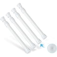 thumbnail image 1 of Tension Rod Tension Rods for Windows No Drilling Rustproof Spring Adjustable Tension Curtain Rod for Doors Windows Wardrobe Bars Drying Support Rods ( - ), 1 of 7