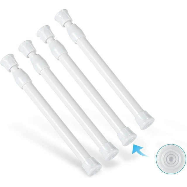 Tension Rod Tension Rods for Windows No Drilling Rustproof Spring Adjustable Tension Curtain Rod for Doors Windows Wardrobe Bars Drying Support Rods ( - )