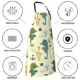 thumbnail image 5 of Naloa Seahorse Apron Kitchen Aprons with Pockets for Women Men Chef, 5 of 8