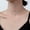 Silver, variant on MATROOY Gold-plated Sterling Silver Choker Lariat Y Star Necklace A2661-Silver