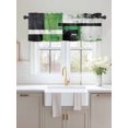 thumbnail image 2 of Valances for Windows Abstract Graffiti Rod Pocket Cafe Window Treatments Valance Curtains for Kitchen Bathroom Laundry Basement Windows 42"x18", 2 of 9