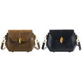 thumbnail image 1 of Bolso Hombro PU para Mujer Bandolera Con Asa Superior (marrón), 1 of 7