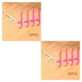 thumbnail image 3 of Qarigey Palillo de de hilo de línea plana superfina, cepillo interdental, varilla de alambre, varilla de cuidado rosa blanco PC 1 2piezas, 3 of 5