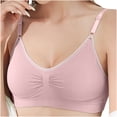 thumbnail image 4 of Aoochasliy Bras for Women Clothes Sports Bra Small Breasts Gathered Chaming Sleep Bra Non-marking Shockproof Vest Underwire, 4 of 8