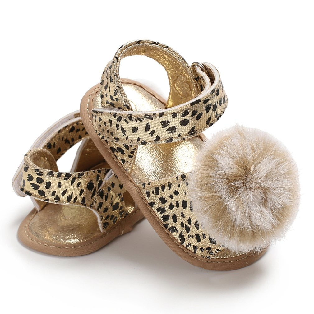 baby leopard sandals