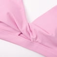 thumbnail image 6 of Wdgfv Sports Bras for Women Open Back Workout Gym Bra Padded Medium Impact Yoga Tops with Ajustable Back Straps Light Pink S, 6 of 7