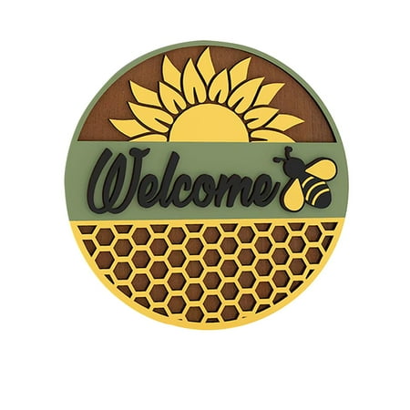 

Trump 2024 HQ Festival Door Hanger Funny Front Door Sunflower Sign Decorative Hanging Tag Pendant Hanging Decorative Wreath Door Tag Decoration