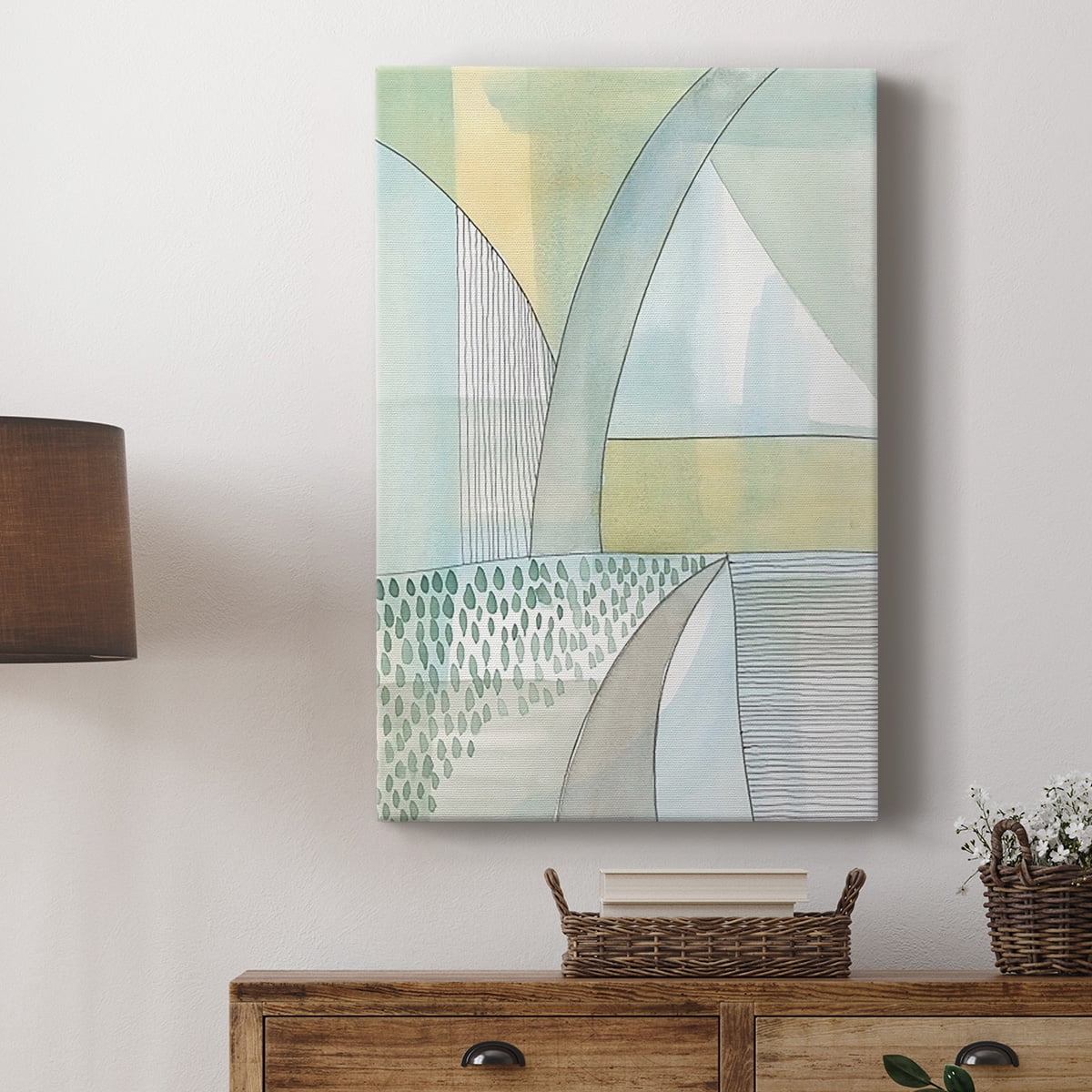 Mint Reflection II Premium Gallery Wrapped Canvas - Ready to Hang
