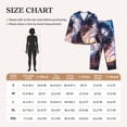 thumbnail image 4 of Kdxio Urban Style Colorful Dragon Women's Pajama Sets Long Sleeve Button Down Sleepwear Nightwear Soft Pjs Lounge Sets-Small, 4 of 7