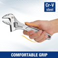 thumbnail image 2 of Llave ajustable WORKPRO de 20 cm, uso rudo, acero Cr-V, 2 of 7