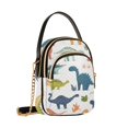 thumbnail image 7 of FORMRS Crossbody Bag for Women Quilted Travel Shoulder Cell Phone Purse with Chain Strap Handbag, Dinosaur Pattern, 7 of 7