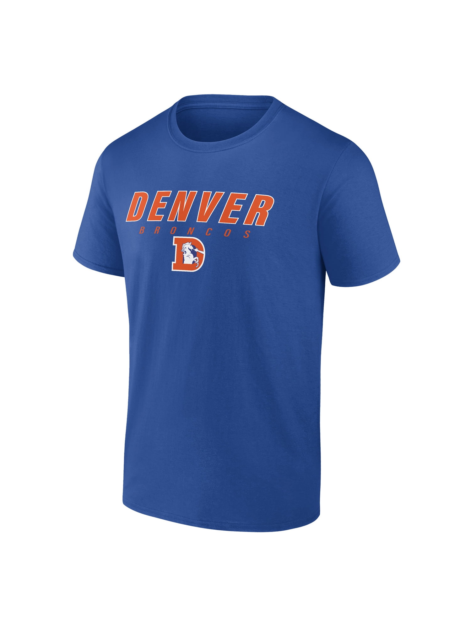 NFL Denver Broncos Men's Cotton Blue Short Sleeve T-Shirt