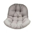 thumbnail image 1 of Cojín para silla de huevo, suave, cómodo, lavable, grueso, cojín de mimbre para silla Gris claro, 1 of 9