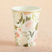 Floral Party Cups | Kate Aspen 32 Pcs Disposable Paper Cups Drinkware Party Favor, Perfect for Parties, Birthdays, Weddings, Bridal Showers, Baby Showers, Anniversaries