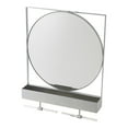 thumbnail image 1 of Meubles Anthrop Miroir Décoratif avec Rangement en Argent, 1 of 3