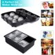 thumbnail image 3 of Bandejas grandes para cubitos de hielo, máquina para hacer bolas de hielo con tapas combinadas (juego de 2), esfera de silicona y moldes cuadrados flexibles para cubitos de hielo para cóctel, 3 of 5