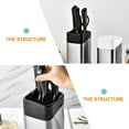thumbnail image 3 of Cutter Storage Stand Cutter Draining Rack Kitchen Cutter Holder Kitchen Cutter Rack, 3 of 6