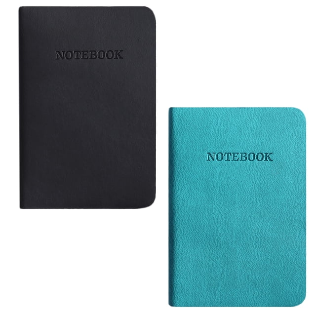 2 paquetes de cuadernos de bolsillo para hombres y mujeres, viajes de negocios, trabajo escolar
