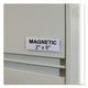 C-Line Products- Inc. CLI87227 Porte-Étiquette- pour Étagère Magnétique- 6in.Lx1in.H- Effacer – image 2 sur 2