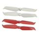 thumbnail image 1 of Accesorios/piezas avanzados de pala de hélice de bajo ruido de 4 piezas para  RC Rojo + blanco perfke Reducir el ruido de la hélice, 1 of 9