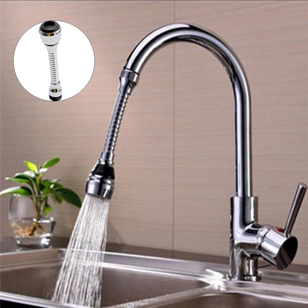 360 Degree Swivel Flexible Water Saving Tap Faucet Bubbler Aerator