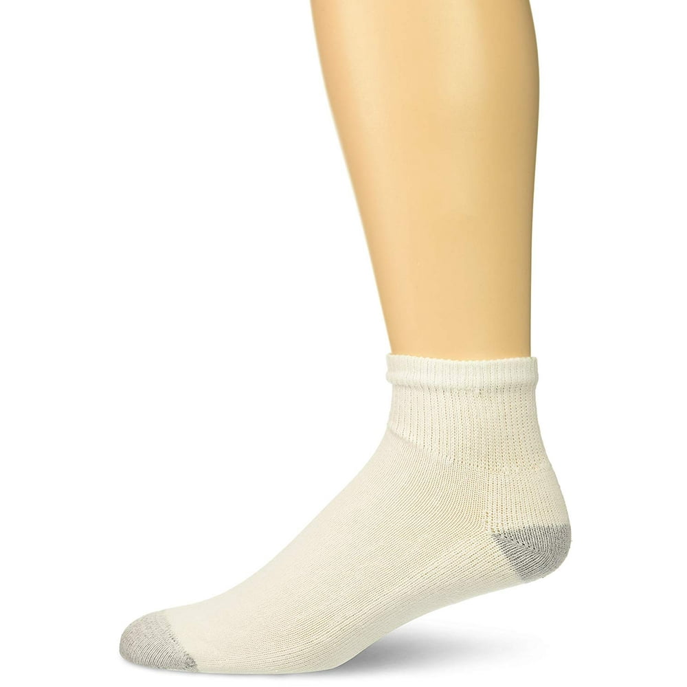 Hanes - Hanes Mens Ultimate Cushion Ankle Socks 10-Pack, 6-12, White ...