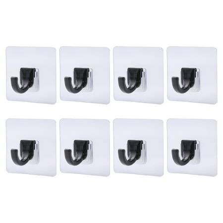 

Gadgets Home Essentials 8PCS Strong Sticky Hook Viscose Door Rear Hook Hanger Free Punching Wall Hanging Wall Hanging Coat Hook Load-Bearing Coat Hook