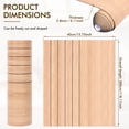 thumbnail image 2 of Grusce 15.75"x118" Peel and Stick PVC Slat Wall Panel Fishbone Wood Grain Pattern Self Adhesive Thick Wallpaper Panel 3D Soundproof for Walls and Ceilings, 2 of 11