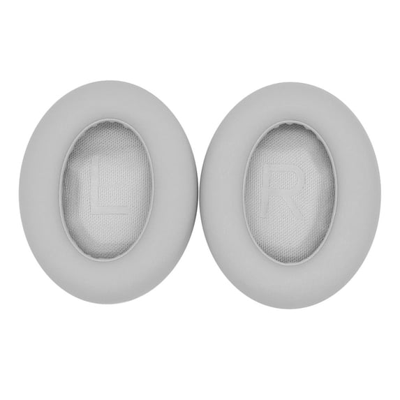1 Pair Soft Cover Headphone Accessories Cushions Ear Pads Foam Leather Replacement LIGHT GREY