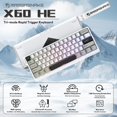 thumbnail image 2 of Teclado para juegos MAMBASNAKE X60 HE 60% inalámbrico con RGB, 2 of 9