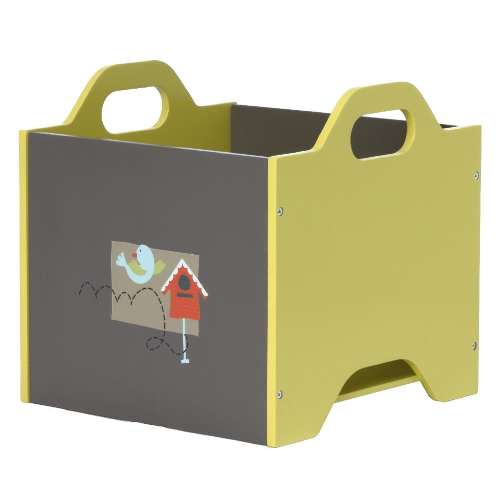 Kid Storage Bin//Kid Storage Box//Kid Storage Container//Kid Chest//Kid Trunk Labebe Wooden Toy Storage Bin 3-Color Combined Stackable Fox Toy Bin Closed Door Baby Toy Chest with 3-Layer for Baby