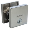 thumbnail image 3 of Kwikset 991 Halifax Keyed Door Lever and Sgl Cyl Deadbolt Combo Pack in SN, 3 of 8