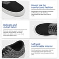 thumbnail image 3 of Adult Platform Canvas Shoes Fashion Men’s Sneakers Classic Non-Slip Low Top Shoes Comfortable Casual Sneakers, 3 of 4
