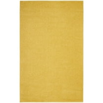 HomeRoots 3' X 5' Yellow Non Skid Indoor Outdoor Area Rug