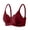 Wine, variant on BWASD Bras for Women Deep V No Underwire Seamless Wirefree Bralette Comfort Push Up Support Lift Thin Strap Sport Padded Bra Everyday Wear L