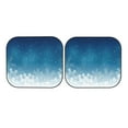 thumbnail image 7 of Haiem Christmas Snowflakes Car Windshield Sun Shade (2 Pieces) Foldable Windshield Sun Shade Car Accessories for Truck SUV Pickup-Large, 7 of 7