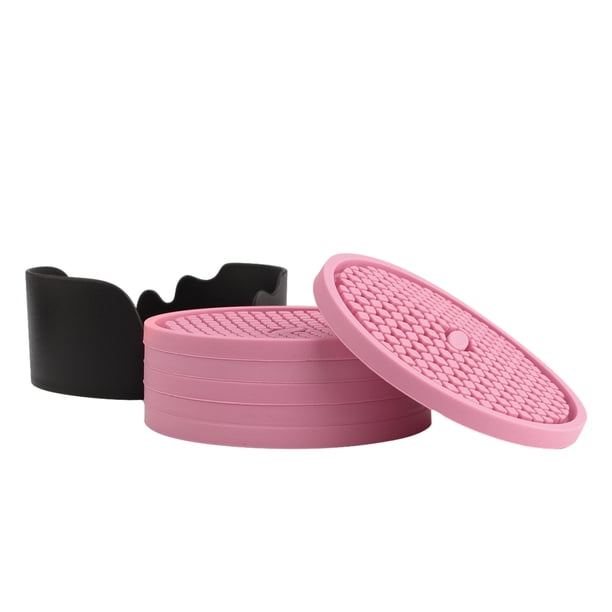 Inteprter Posavasos resistente al calor de 6 cajas para tazas de té: engrosado para evitar quemaduras, tiene buena dureza y no se deforma Type3 NO3