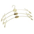 thumbnail image 2 of Metal Coat Hangers Sturdy Anti Slip for Closets Clothes Racks for Shirts Skirts(Gold), 2 of 4