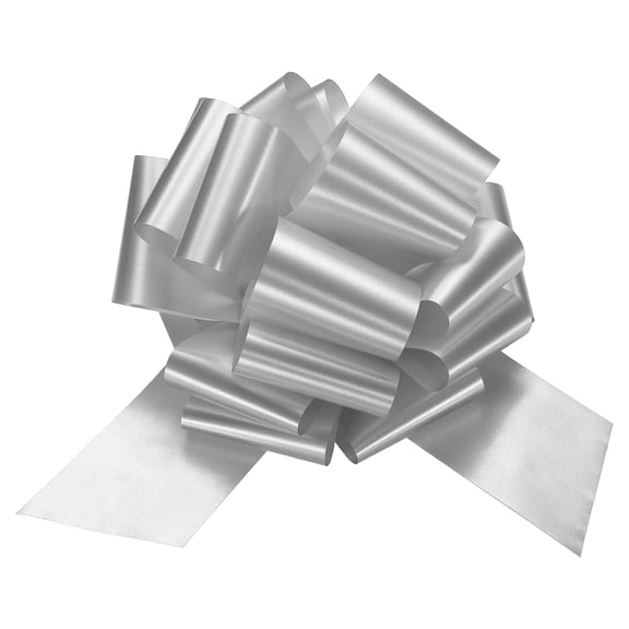 Uxcell 12 inch Large Gift Bow Big Gift Bow Present for Car Silver